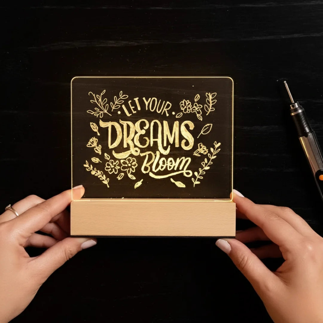 Acrylglas-Lampe DIY Projekt für deinen CreativePen