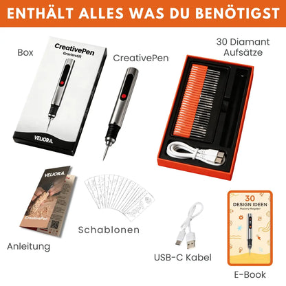 CreativePen Gravierstift für DIY & Kunstprojekte